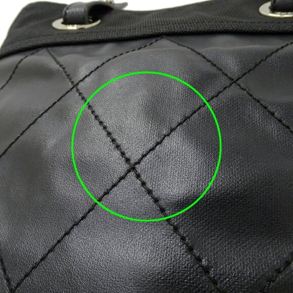 CHANEL Black Coated Canvas Tote Bag - Picture 14 of 16